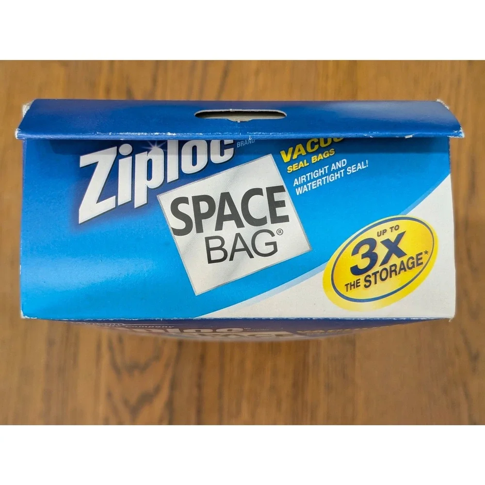 Ziploc Space Bag Combo 6 Pack Vacuum Seal‎ Storage Bags Travel Medium Large XL